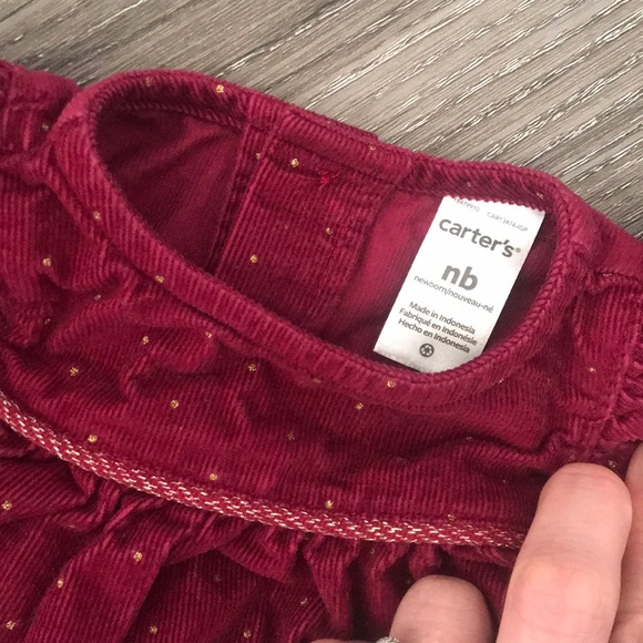 Carter’s Corduroy Dress/matching diaper cover - Picture 2 of 4
